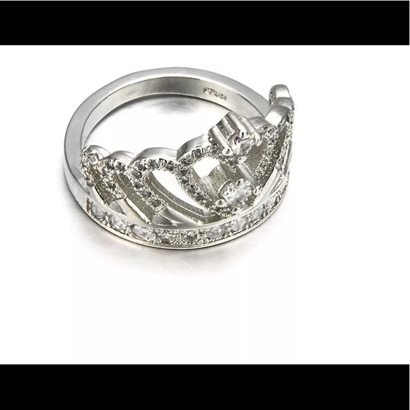 Sterling silver Crown ring - Picture 2 of 8